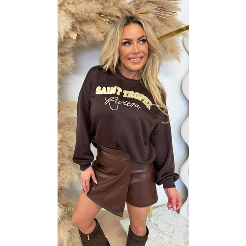 SAINT TROPEZ SWEAT 5308 CHOCO SAINT TROPEZ SWEAT 5308 CHOCO