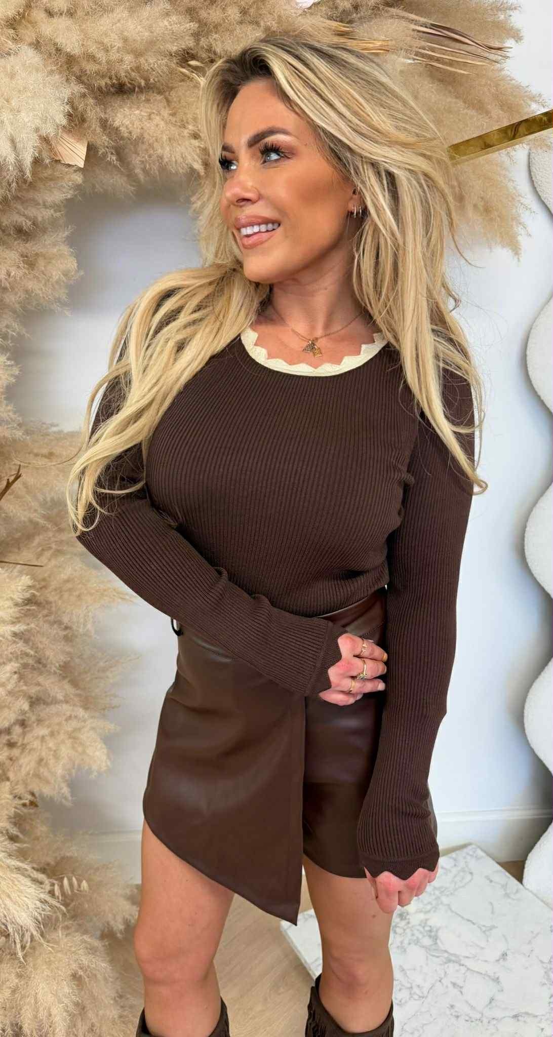 SCHULP LUREX TOP 9318 CHOCO SCHULP LUREX TOP 9318 CHOCO
