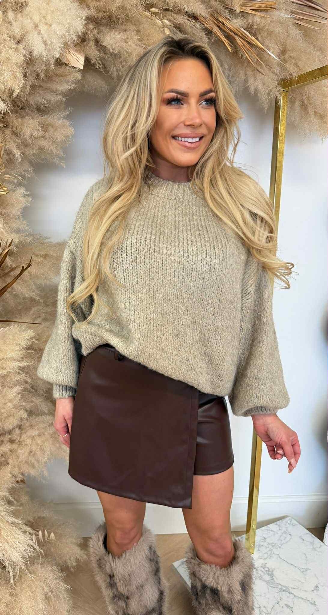 LYNN SOFT SWEAT BEIGE LYNN SOFT SWEAT BEIGE