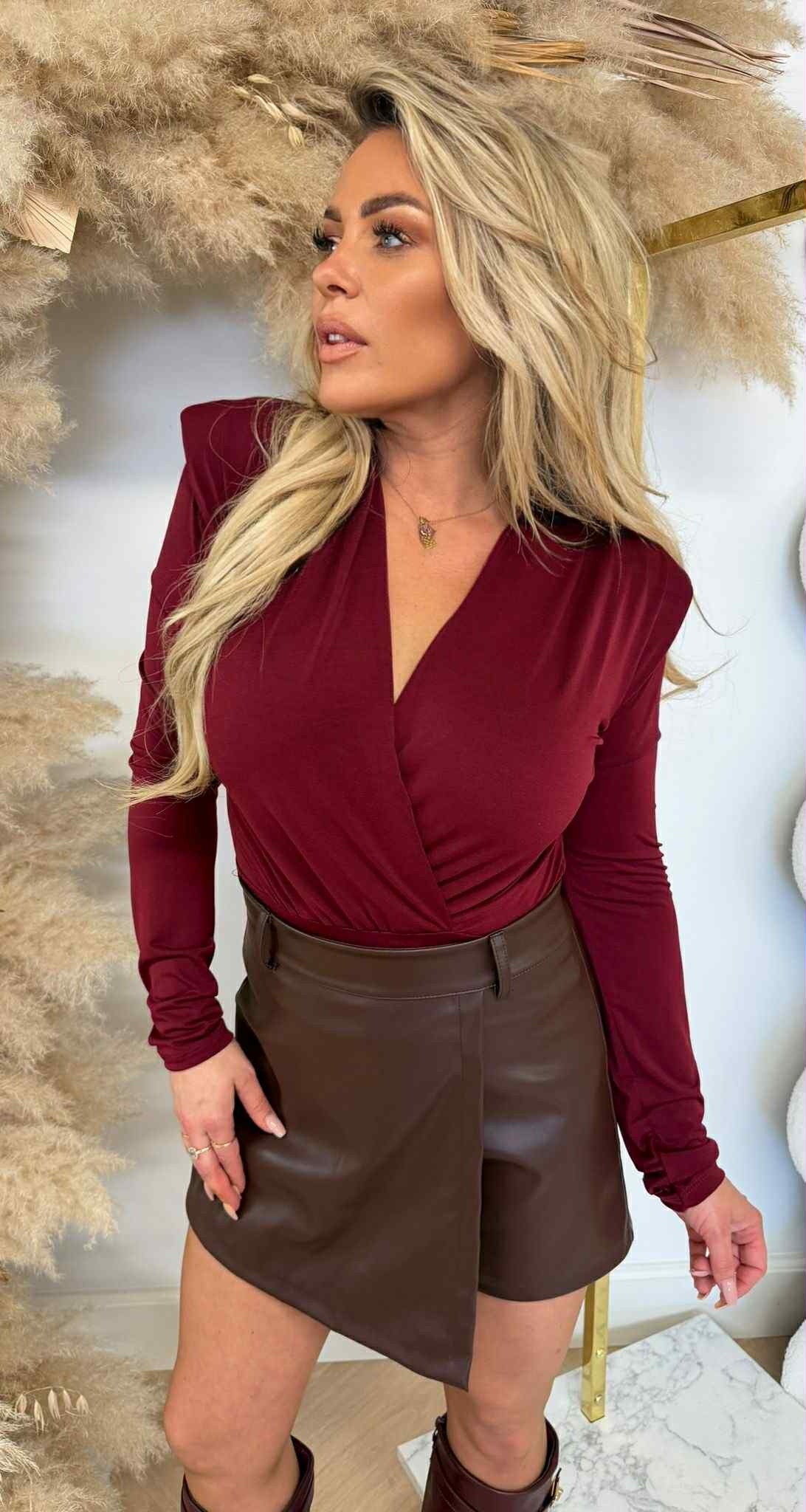 MISS ONE OMSLAG BODY BORDEAUX MISS ONE OMSLAG BODY BORDEAUX