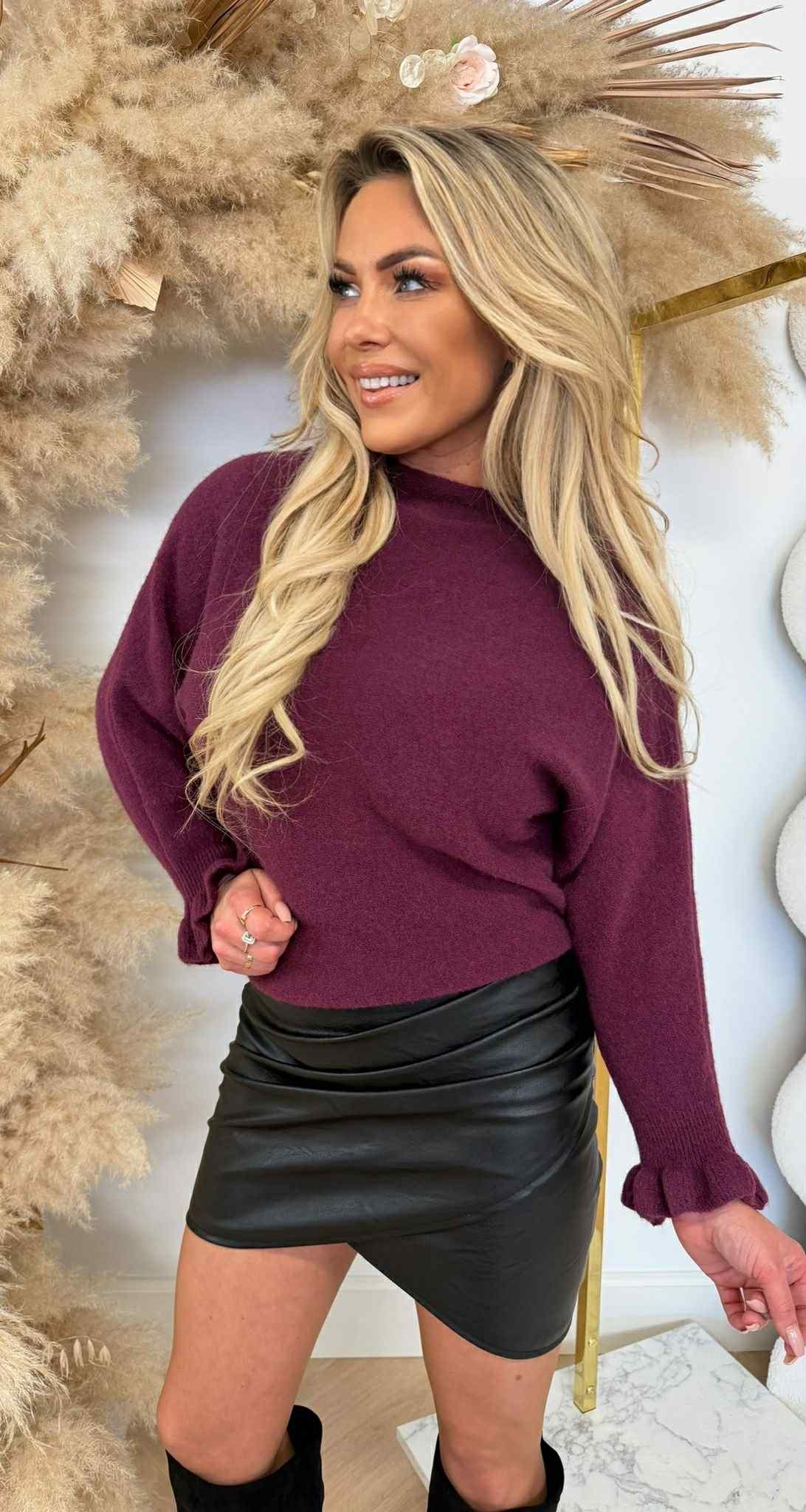ROUCHE SOFT SWEAT WINE