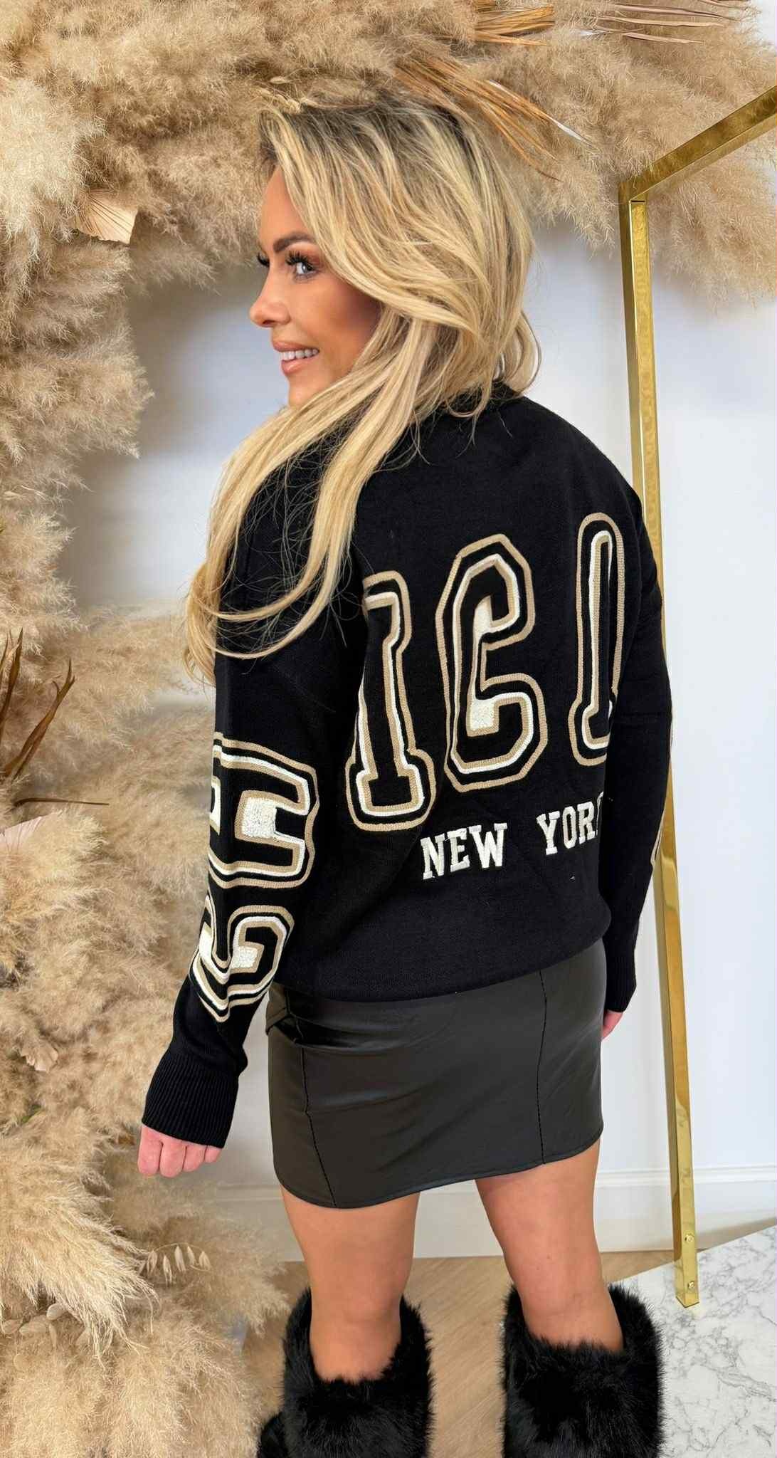 NEW CHICAGO SWEAT 821 BLACK