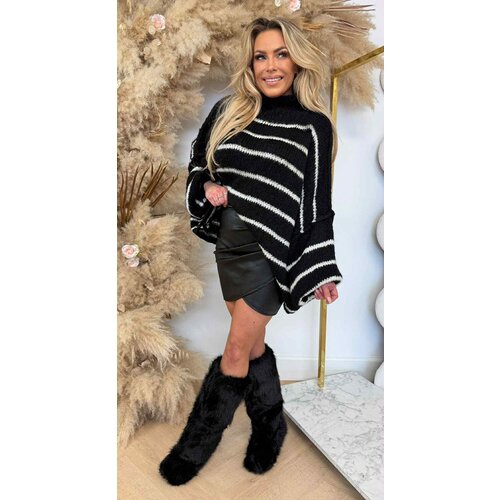 JUMELLE STIKSEL STRIPE SWEAT BLACK JUMELLE STIKSEL STRIPE SWEAT BLACK