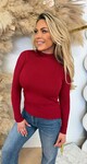 MILEY TURTLE BASIC RIB TOP 18002 CHERRYRED