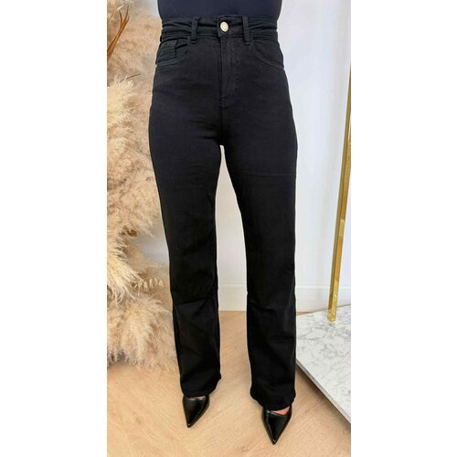 STRAIGHT PANTS 2002-1 BLACK STRAIGHT PANTS 2002-1 BLACK