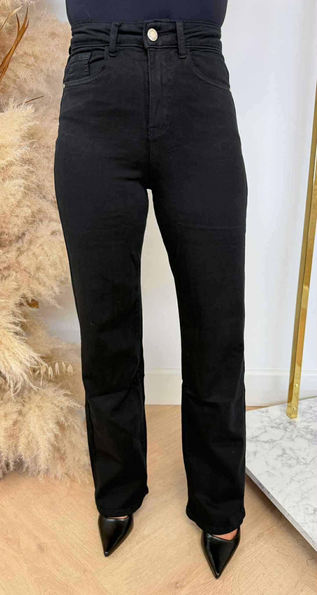 STRAIGHT PANTS 2002-1 BLACK