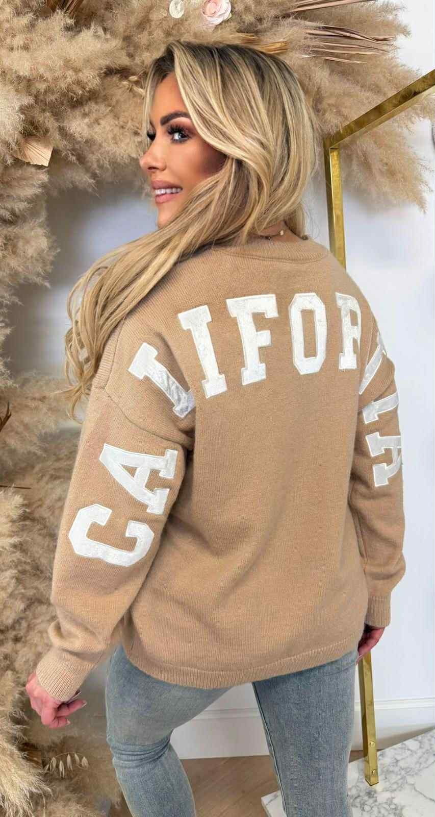 MISS CALIFORNIA SWEAT 10163 BEIGE