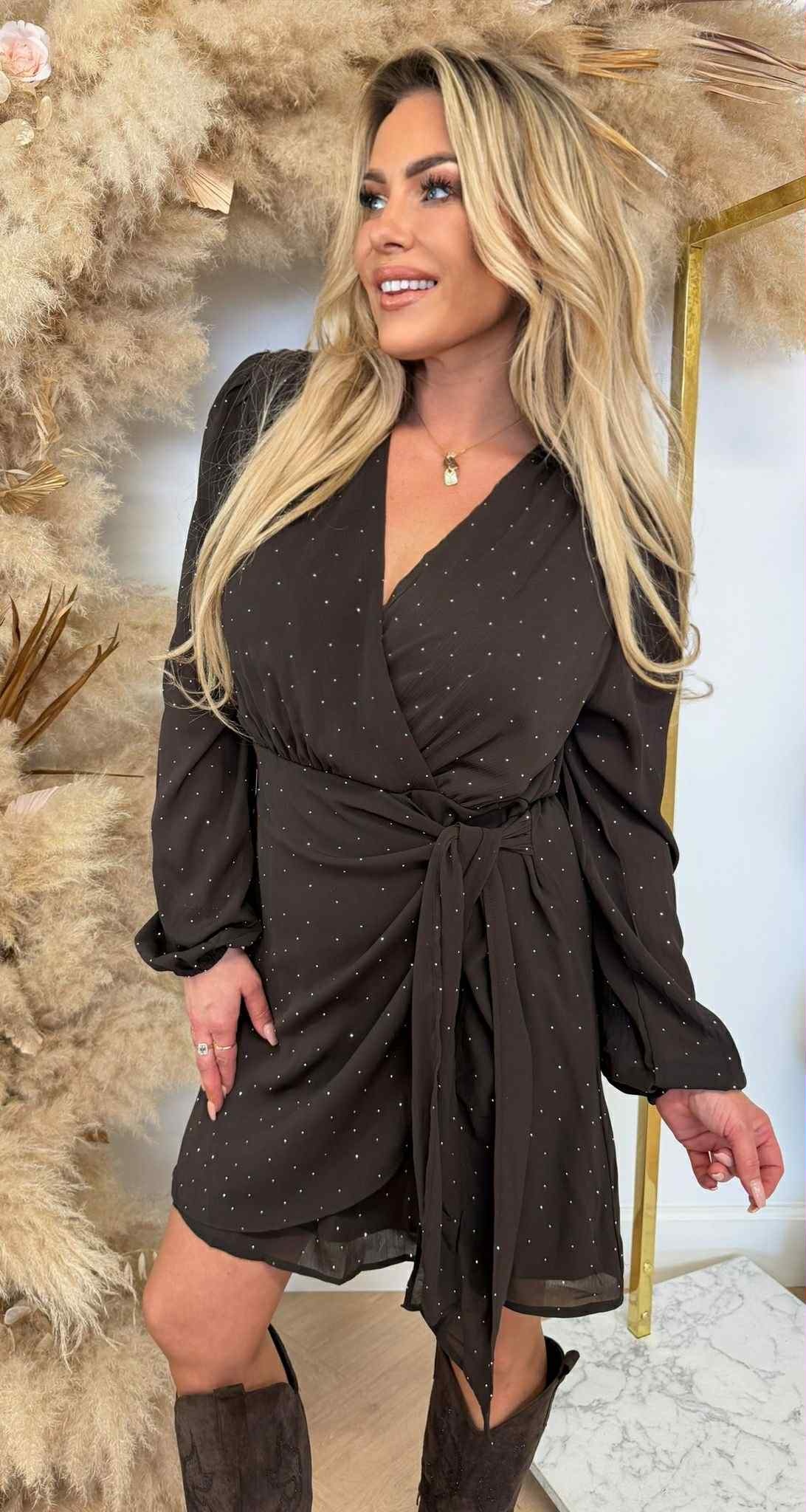 GLITZ & GLAM DRESS 5486-8 COFFEE GLITZ & GLAM DRESS 5486-8 COFFEE