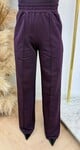BY SWAN STRAIGHT LEG JOGGER 6169 PURPLE/PLUM