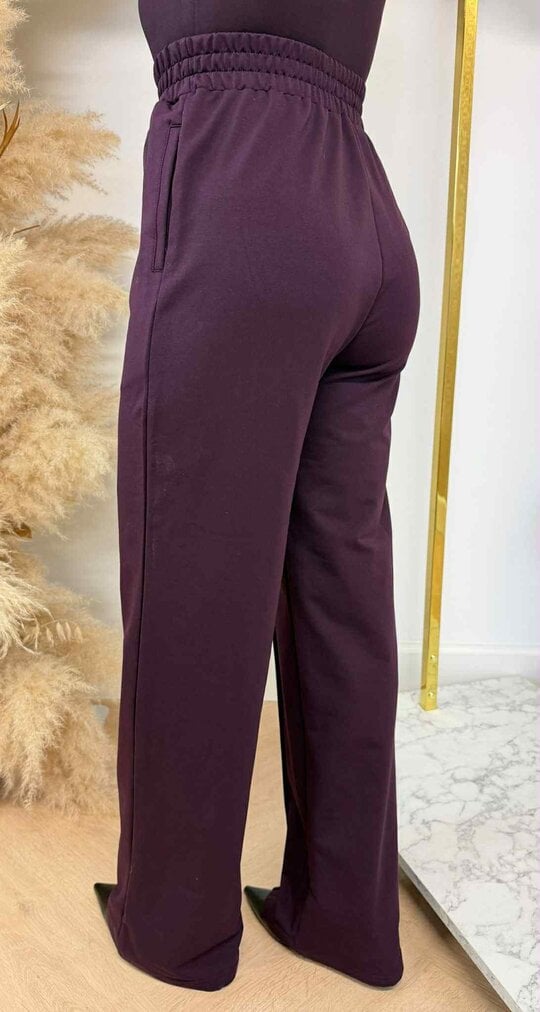 BY SWAN STRAIGHT LEG JOGGER 6169 PURPLE/PLUM