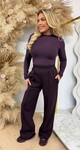 BY SWAN BASIC STRETCH SHIRT 9963 PURPLE/PLUM