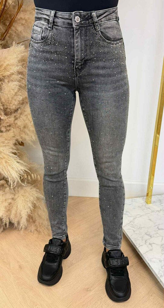 GLITTER JEANS 77279Z GREY