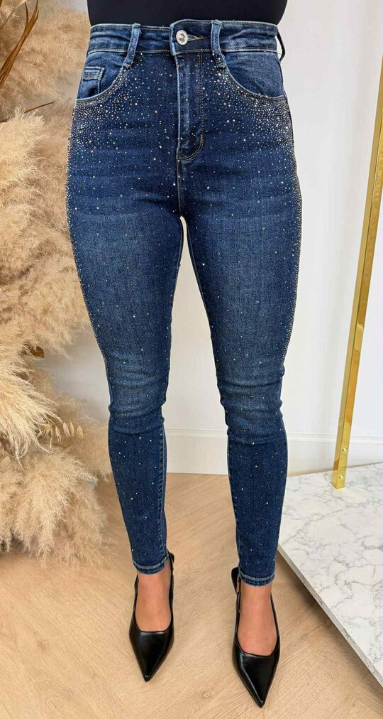 GLITTER JEANS 77278 DENIMBLUE