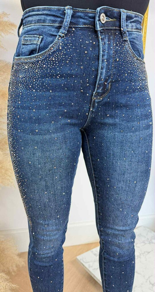 GLITTER JEANS 77278 DENIMBLUE