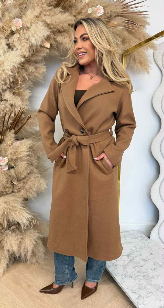 LAURA VILT COAT CAMEL