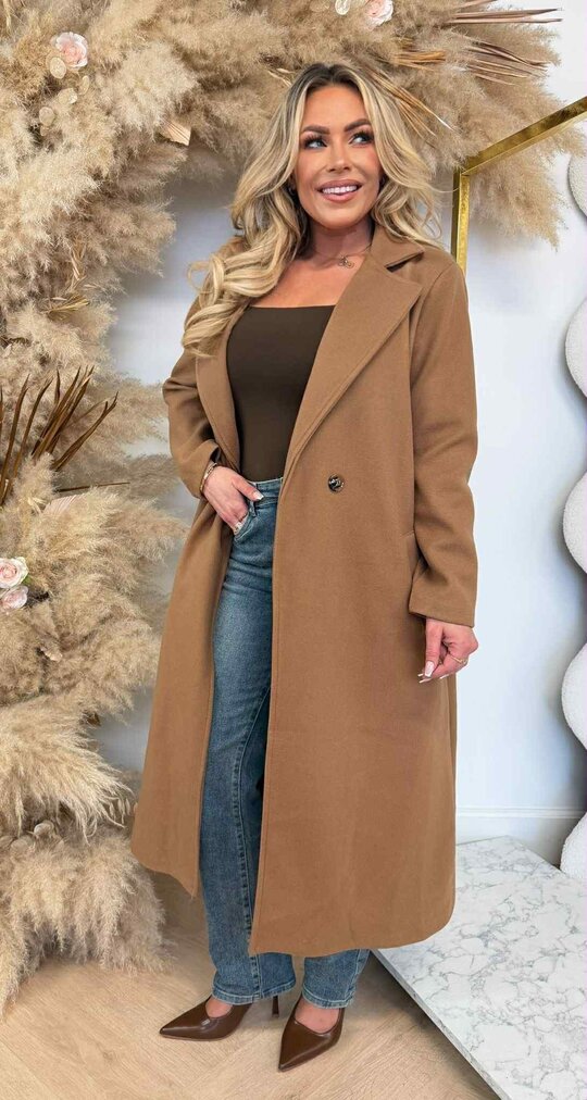 LAURA VILT COAT CAMEL