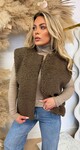 MUSTY TEDDY GILET CHOCO