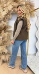 MUSTY TEDDY GILET CHOCO