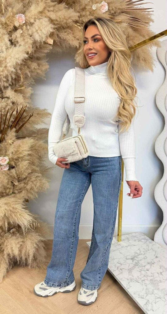 NEW COLLECTION KOL TOP K27 OFFWHITE