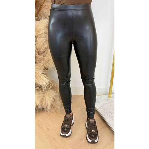 VEGAN LEATHER LOOK LEGGING 18001 BLACK VEGAN LEATHER LOOK LEGGING 18001 BLACK