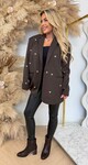 LUXURY HARTJES BLAZER L062 CHOCO