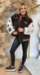 HIGH GLAMOUR TEDDY JACKET TT012 CHOCO