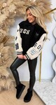 HIGH GLAMOUR TEDDY JACKET TT012 BLACK