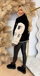 HIGH GLAMOUR TEDDY JACKET TT012 BLACK