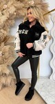 HIGH GLAMOUR TEDDY JACKET TT012 BLACK
