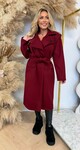 STEFIE LUS COAT BORDEAUX