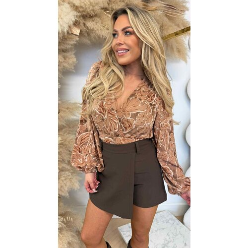 FALL FLOWER TOP 5237 BEIGE FALL FLOWER TOP 5237 BEIGE