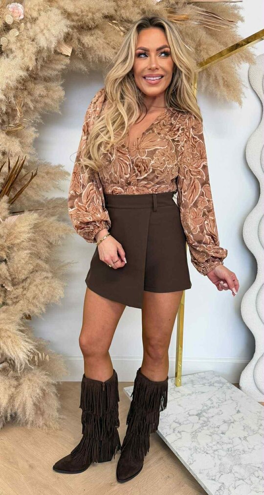 FALL FLOWER TOP 5237 BEIGE