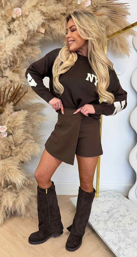 NEW YORK SWEAT 657 CHOCO