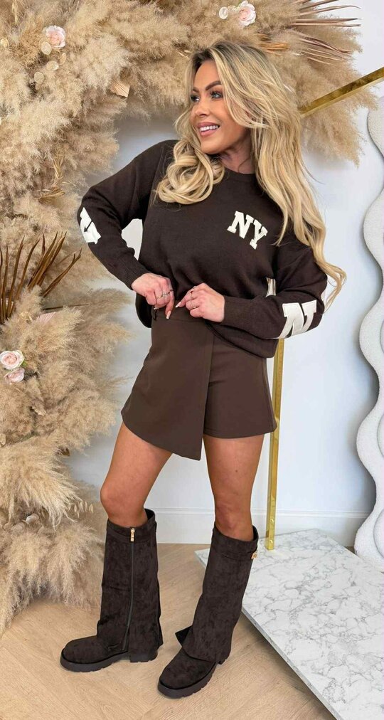 NEW YORK SWEAT 657 CHOCO