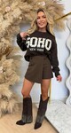SOHO STUDS SWEAT AM862 CHOCO