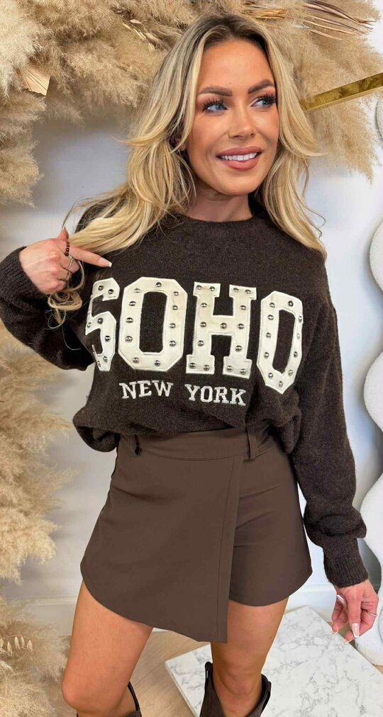 SOHO STUDS SWEAT AM862 CHOCO