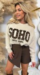 SOHO STUDS SWEAT AM862 TAUPE