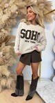 SOHO STUDS SWEAT AM862 TAUPE