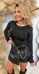 RIA BASIC STRETCH  TOP BLACK