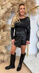 RIA BASIC STRETCH  TOP BLACK