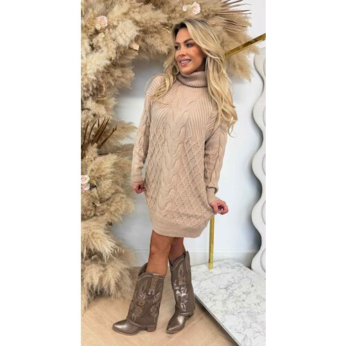 KABEL KOL DRESS 383798 TAUPE