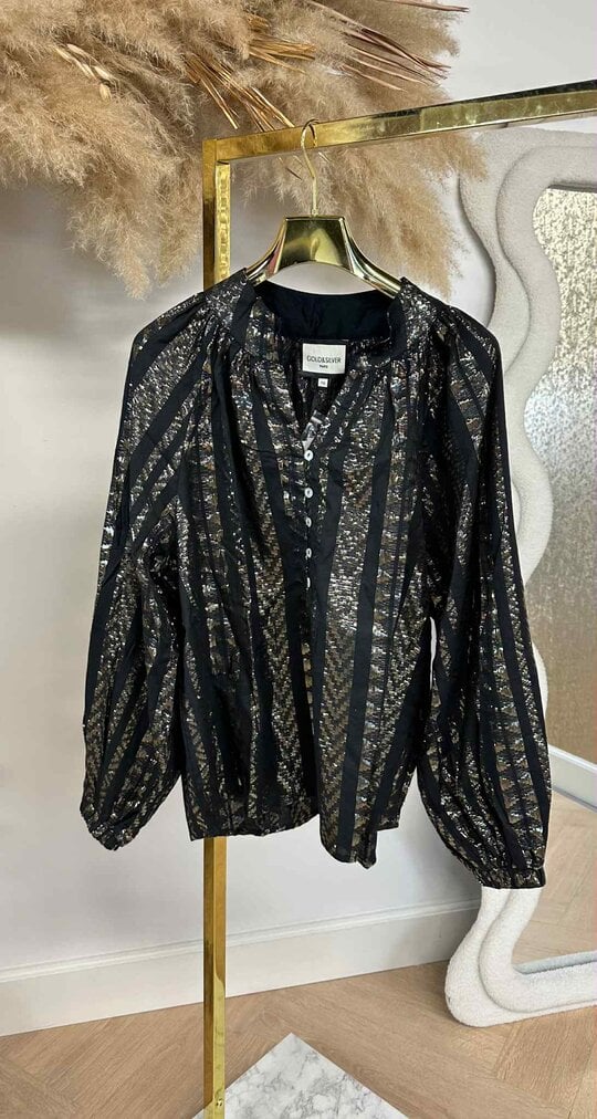 GLAM NANA BLOUSE BLACK