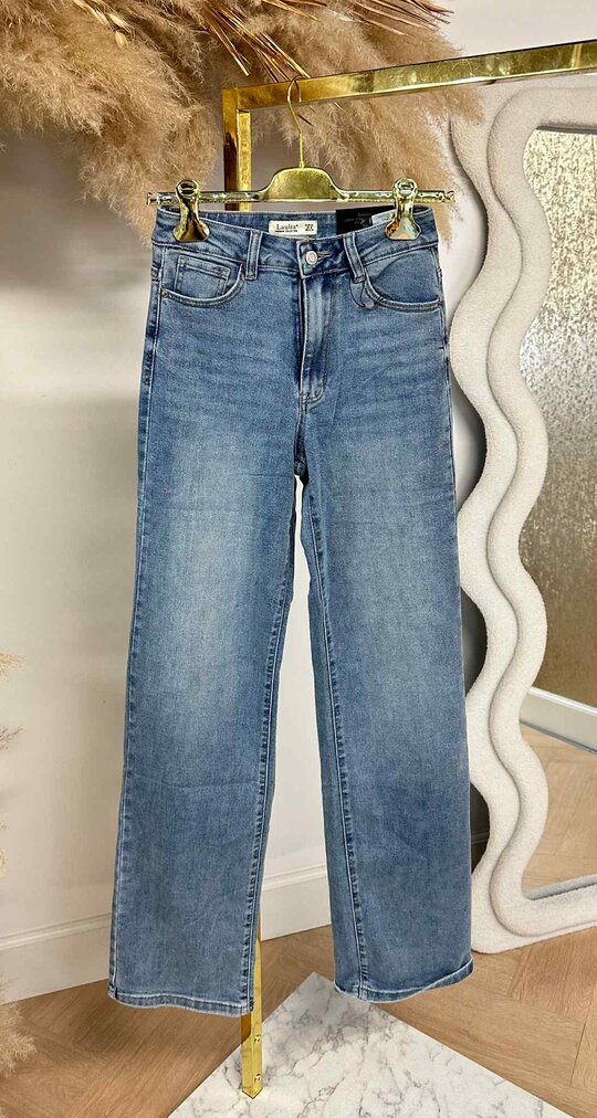 LOOSE STRAIGHT STRETCH JEANS 6270-3 DENIMBLUE