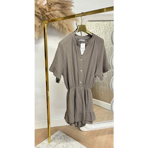 HARPER PLAYSUIT TAUPE HARPER PLAYSUIT TAUPE