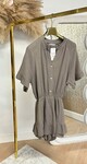 HARPER PLAYSUIT TAUPE