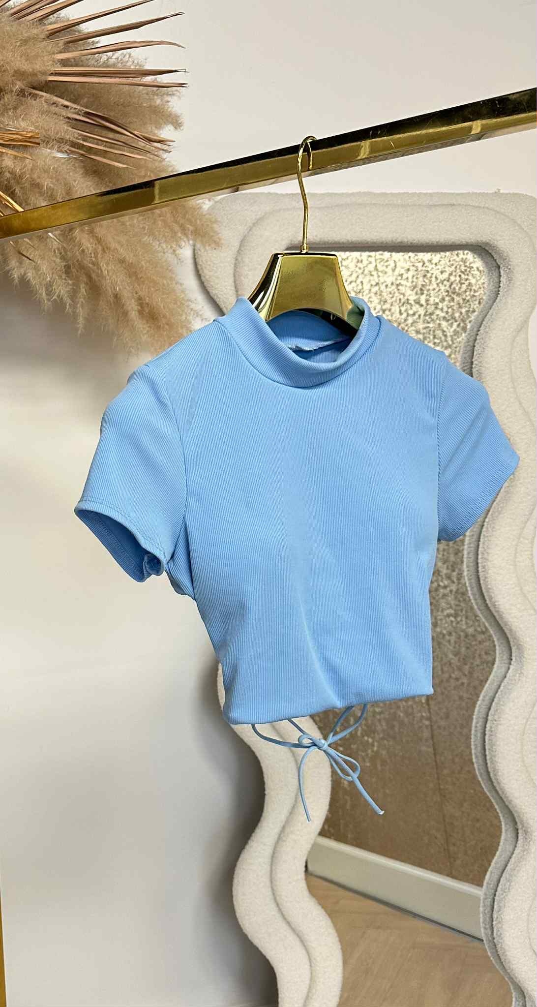 MILLY TOUWTJE CROPPED TOP ICEBLUE MILLY TOUWTJE CROPPED TOP ICEBLUE