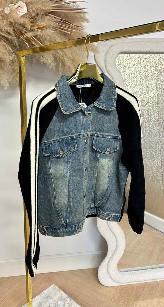 DENIM YUEFA DENIM JACK 7056 BLACK