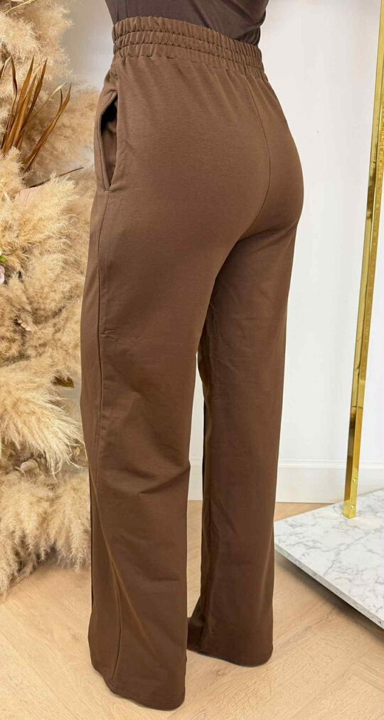 BY SWAN STRAIGHT LEG JOGGER 6169 CHOCO