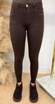 STRETCH SKINNY JEANS 795-26 CHOCO