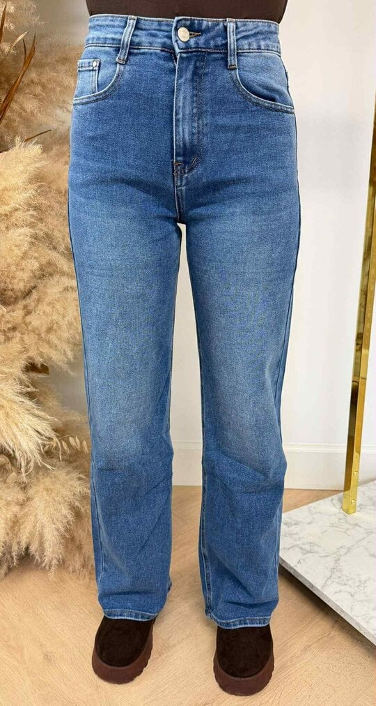 INSPIRED STRAIGT LEG JEANS 2227 DENIMBLUE